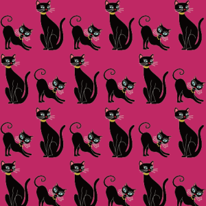 Crazy Cat embroidery style