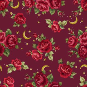 Vintage Rose B embroidery style