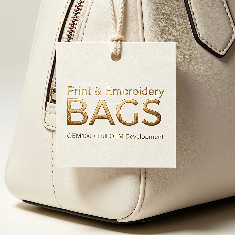 Hangtag: Color-printed hangtag – environmentally friendly, recyclable paper.