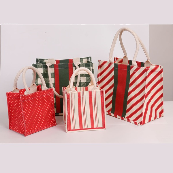 digital printed canvas holidays totes