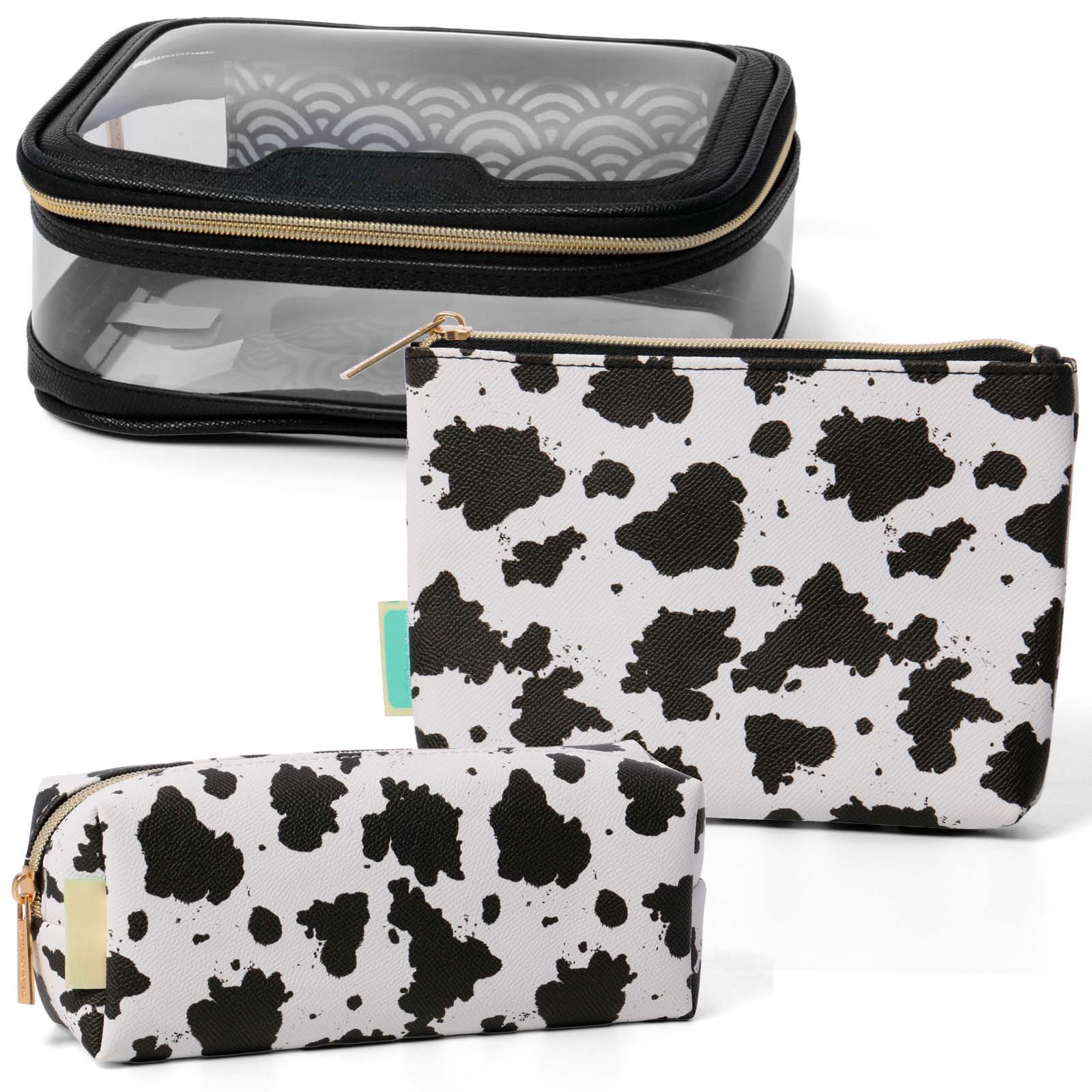 printed makeup organizer travel pouch set small MOQ light customization
