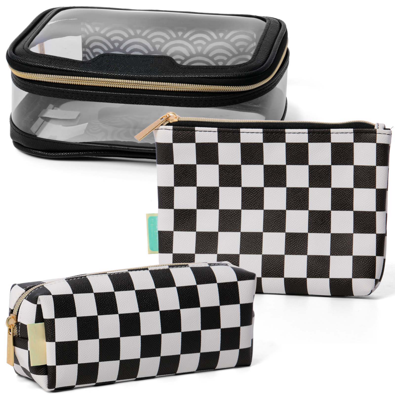 low moq printed medium makeup pouch