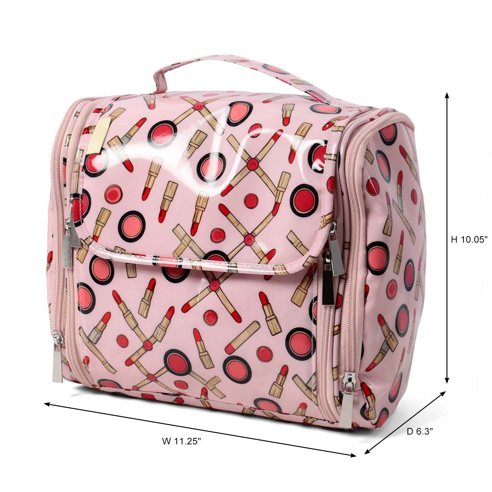 OEM100 hanging travel laundry and toiletry organizer bag with wide opening