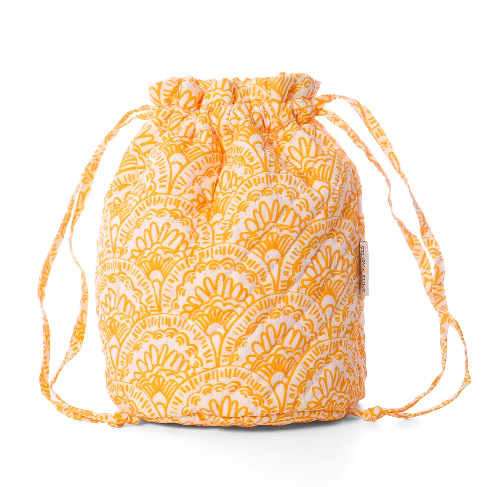 Women’s printed travel kit with eye mask, scrunchie, shower cap and pouch