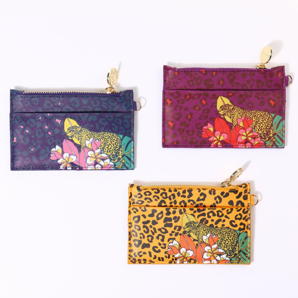 printed zippered coin holder wallet small quantity OEM