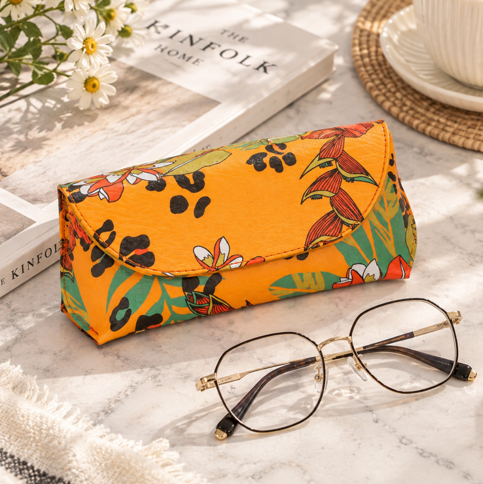 In the jungle print eyeglasses case bespoke