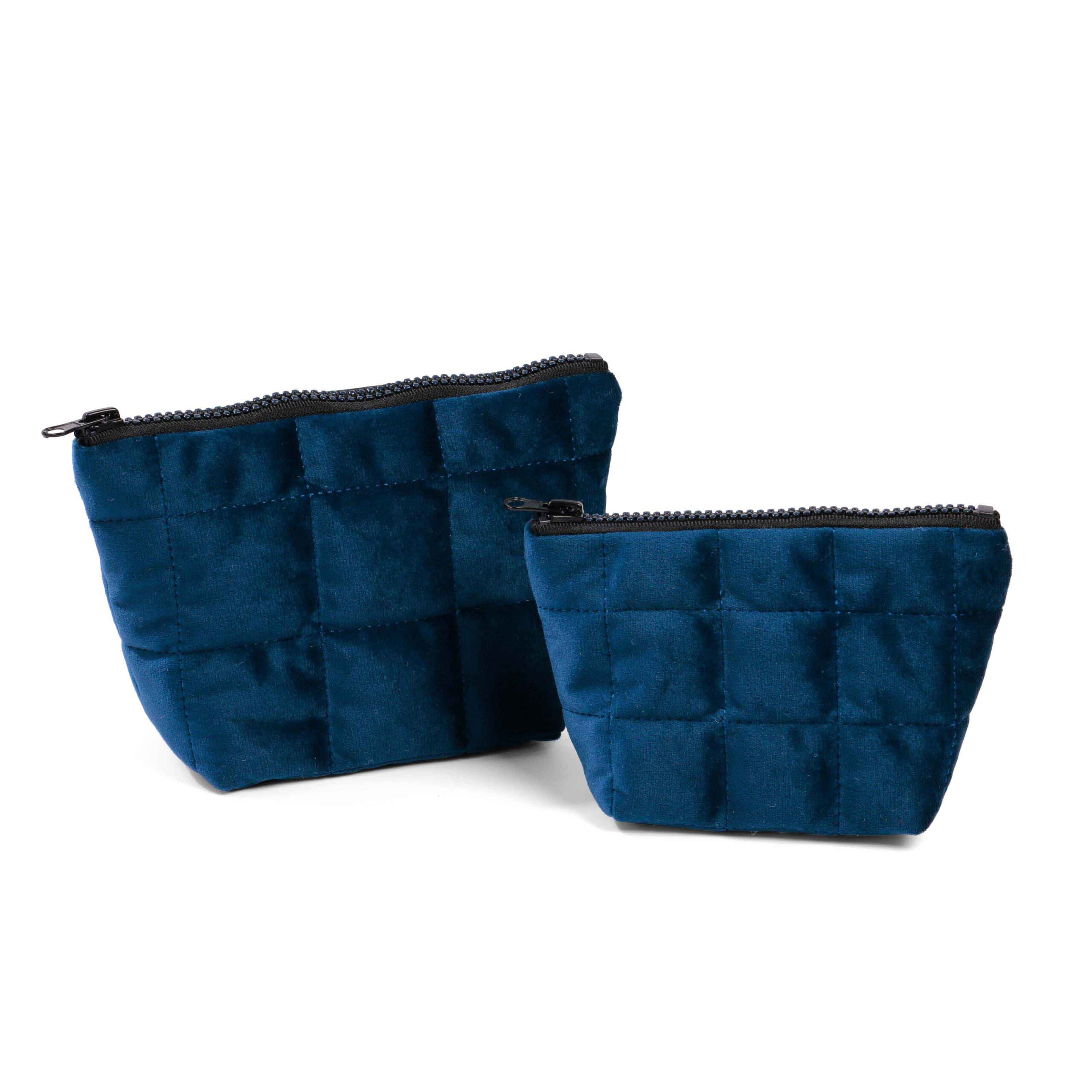 Delrin zipper quilted makeup bag factory