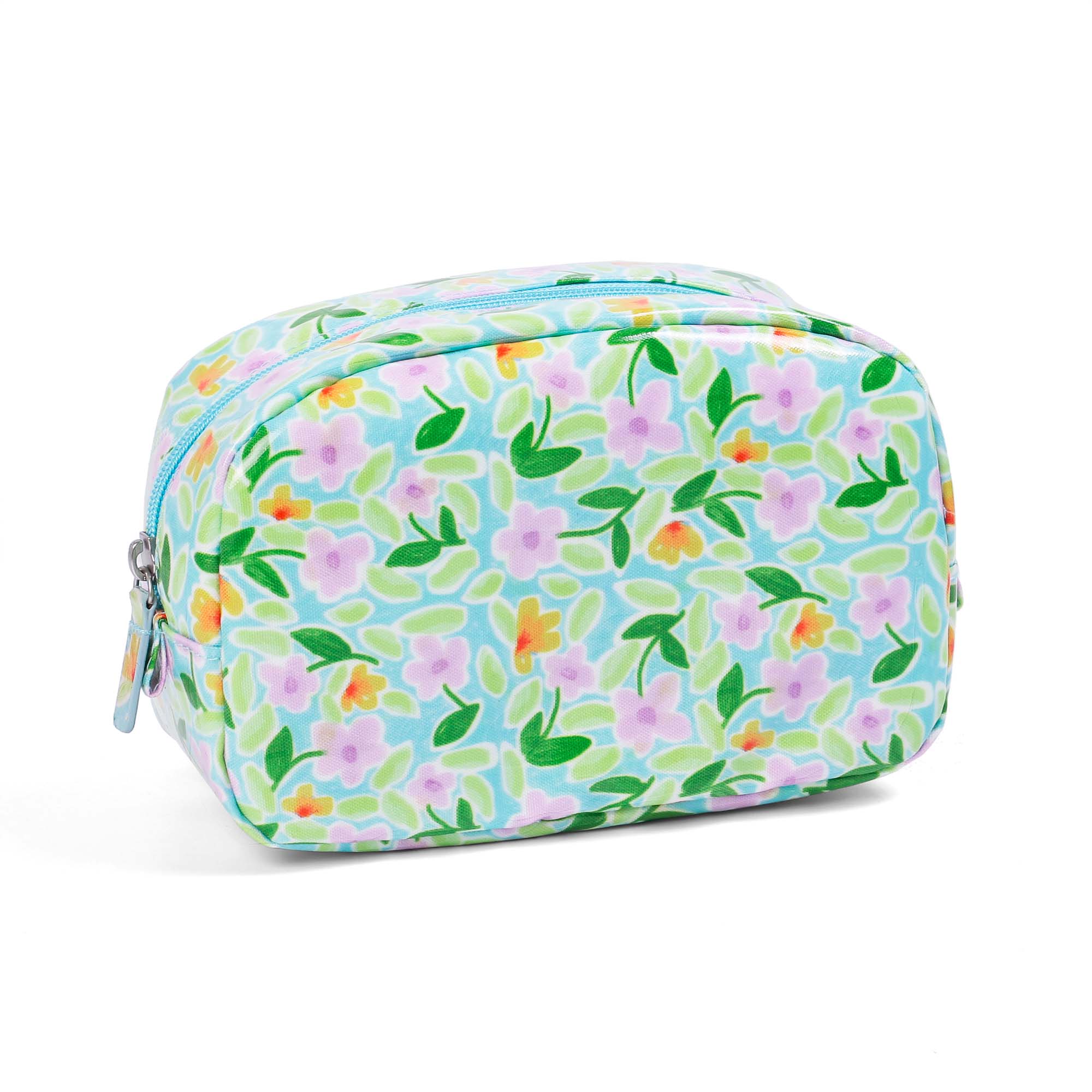 Water proof oil cloth printed makeup pouch factory