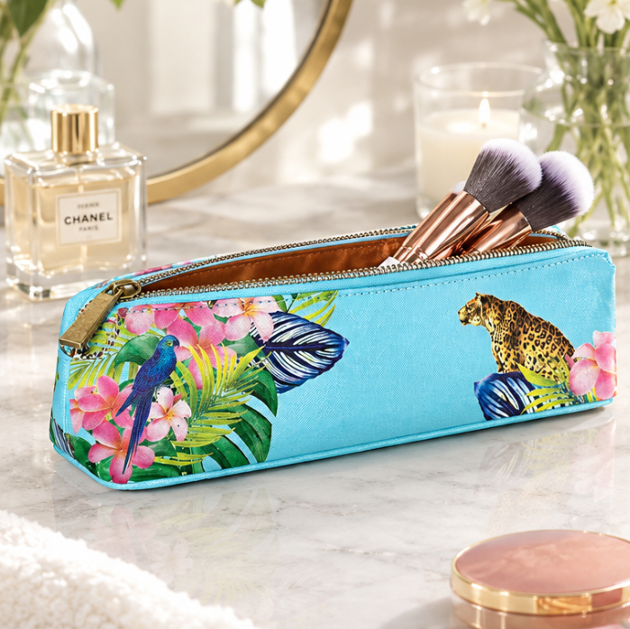 printed makeup brush pouch manufacturer
