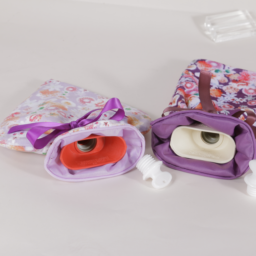 velvet custom made hot water bottle LOW MOQ custom made