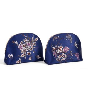In the jungle printed saffiano leather makeup bag factory