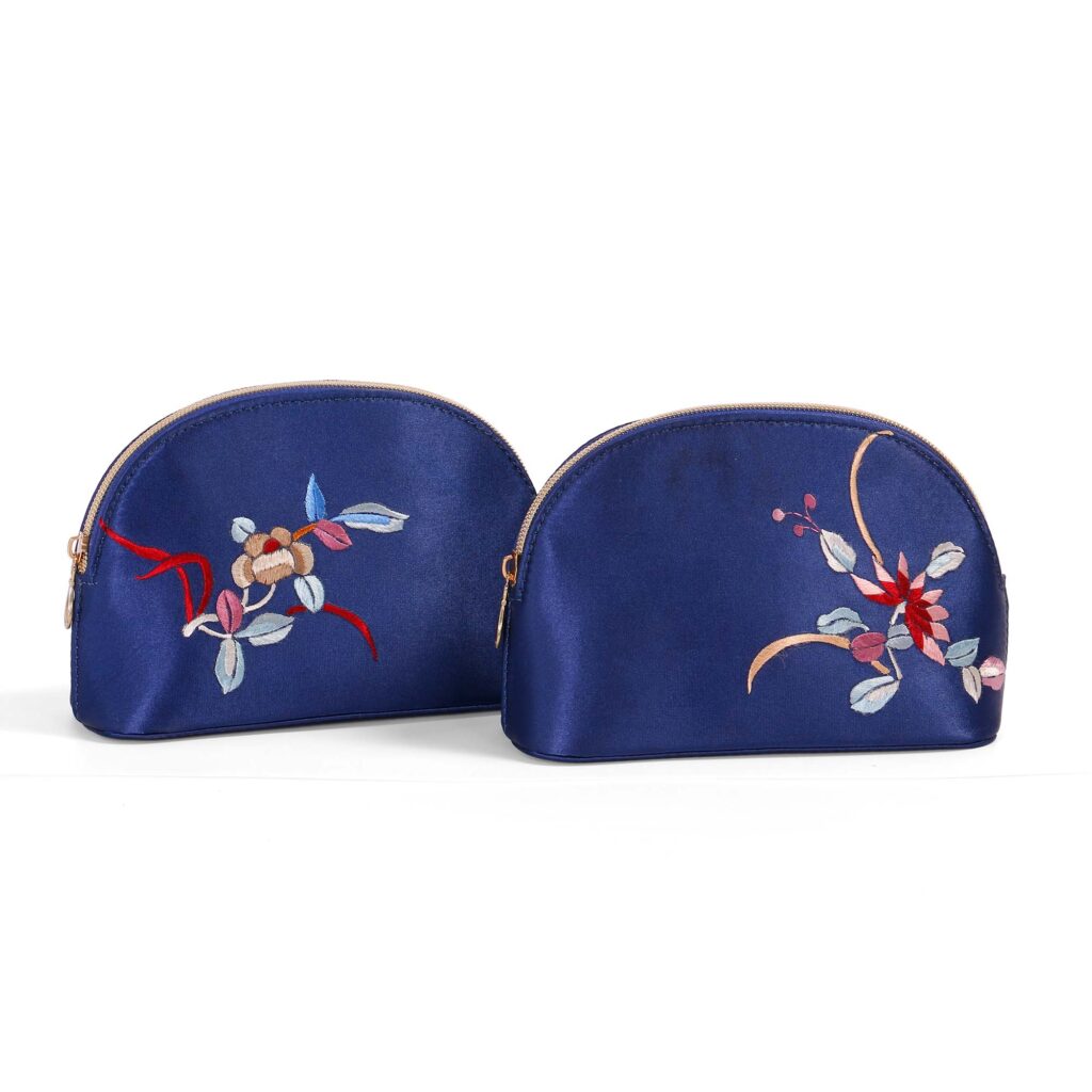 In the jungle printed saffiano leather makeup bag factory