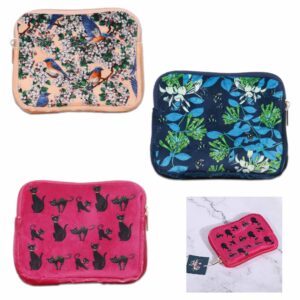 printed zippered pouch small quantity OEM