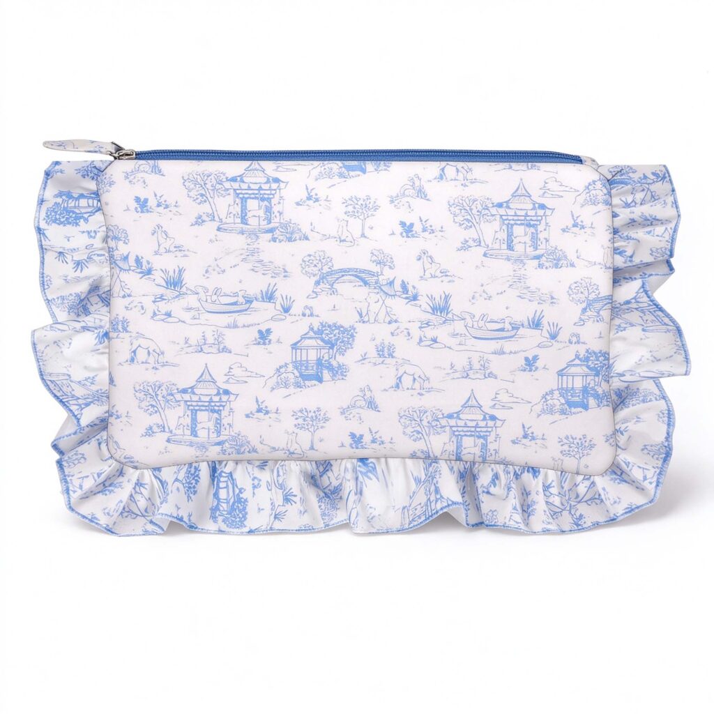 ALT cosmetic bag with lavender pattern